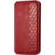 Чехол Deexe Rhombus Wallet для Motorola Moto G85 - Red (357027R). Фото 4 из 10
