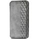 Чехол Deexe Rhombus Wallet для Motorola Moto G86 Power - Grey (385126H). Фото 4 из 6