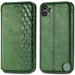 Чехол Deexe Rhombus Wallet для Nothing CMF Phone 1 - Green (370915G)