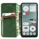 Чехол Deexe Rhombus Wallet для Nothing CMF Phone 1 - Green (370915G). Фото 2 из 9