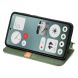 Чехол Deexe Rhombus Wallet для Nothing CMF Phone 1 - Green (370915G). Фото 3 из 9