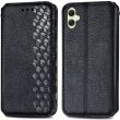 Чехол Deexe Rhombus Wallet для Samsung Galaxy A05 (A055) - Black (340479B)