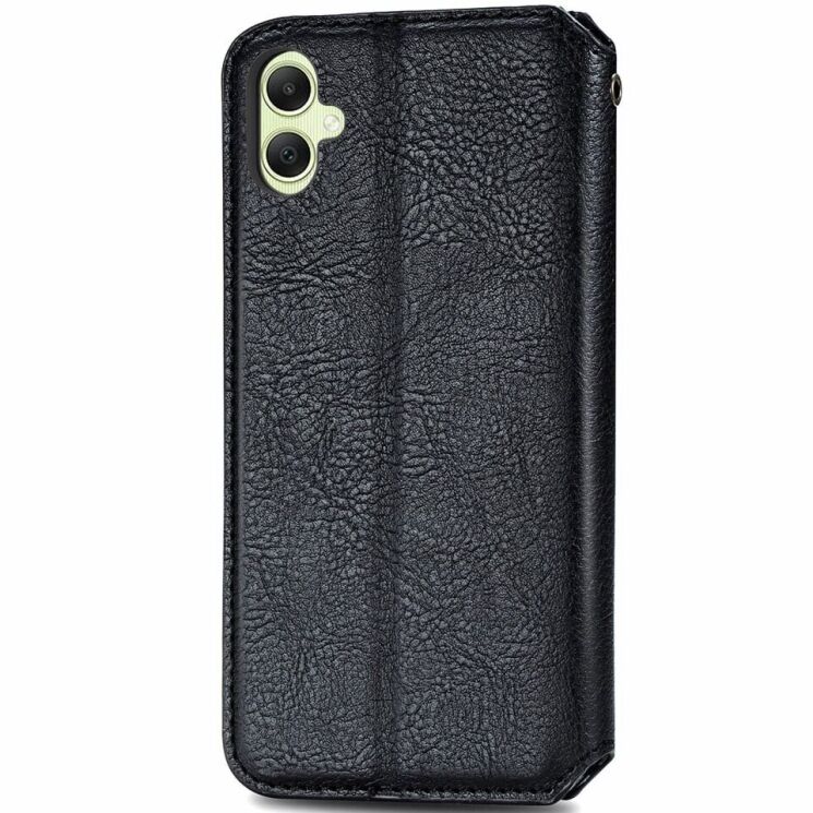 Чехол Deexe Rhombus Wallet для Samsung Galaxy A05 (A055) - Black: фото 5 из 6