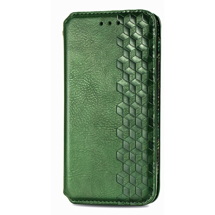 Чехол Deexe Rhombus Wallet для Samsung Galaxy S26 Ultra (S948) - Green: фото 4 из 6