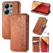 Чехол Deexe Rhombus Wallet для Xiaomi Redmi Note 13 Pro 4G / Poco M6 Pro - Brown (345773Z). Фото 4 из 11