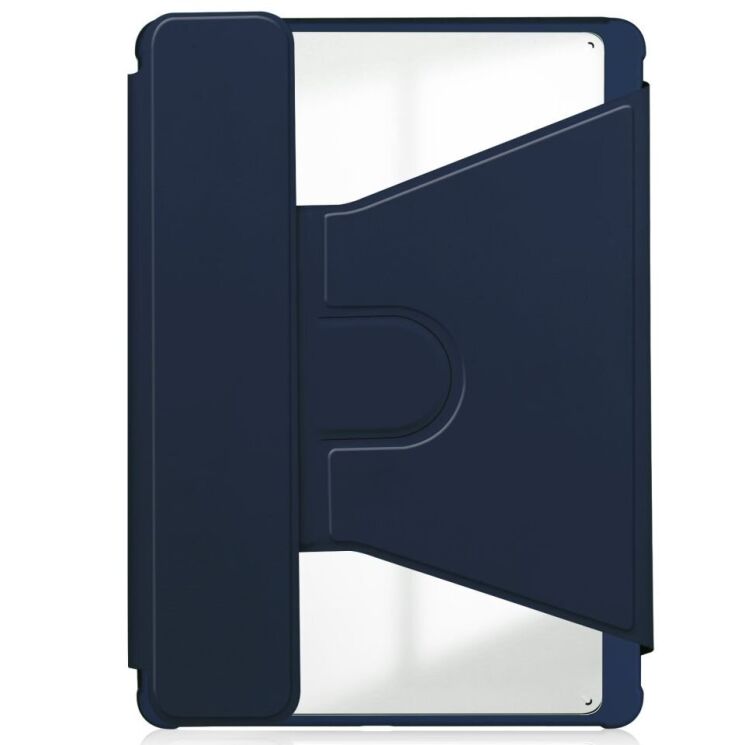 Чехол Deexe Rotary Case для Samsung Galaxy Tab S9 FE (X510/516) / Tab S10 FE (X520/526) - Dark Blue: фото 2 из 7