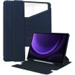 Чехол Deexe Rotary Case для Samsung Galaxy Tab S9 FE (X510/516) / Tab S10 FE (X520/526) - Dark Blue (338932DB)