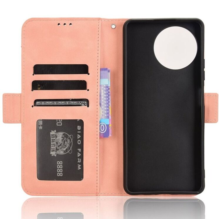 Чохол Deexe Wallet Stand для Blackview Shark 8 / Oscal Tiger 12 - Pink: фото 5 з 7