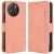 Чехол Deexe Wallet Stand для Blackview Shark 8 / Oscal Tiger 12 - Pink: фото 1 из 7
