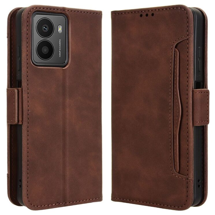 Чехол Deexe Wallet Stand для HMD Fusion - Brown: фото 1 из 7