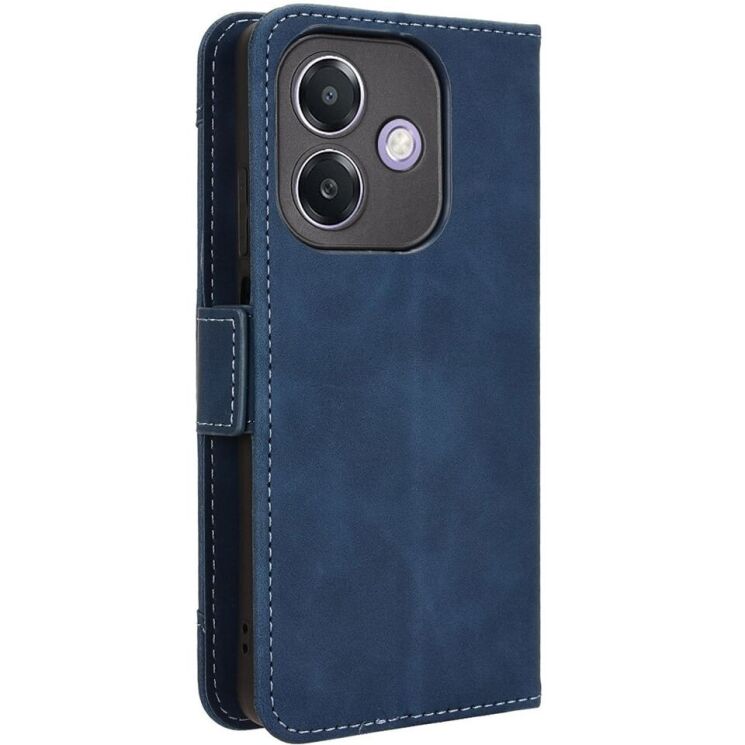 Чехол Deexe Wallet Stand для OPPO A3x / A3 / A40m - Blue: фото 6 из 7