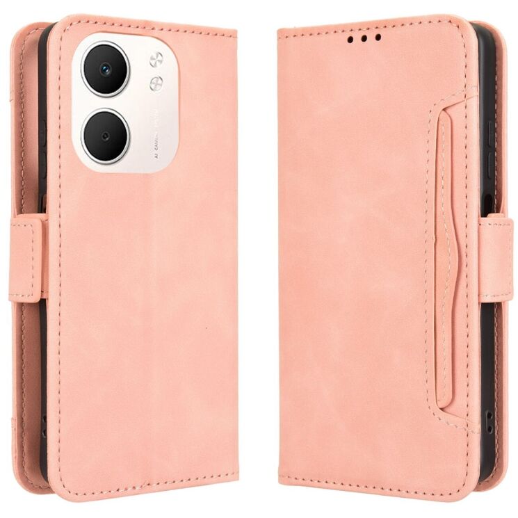 Чохол Deexe Wallet Stand для OPPO A5x - Pink: фото 1 з 14
