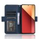 Чохол Deexe Wallet Stand для Xiaomi Redmi Note 13 Pro 4G / Note 14S / Poco M6 Pro - Blue (345717L). Фото 3 з 7