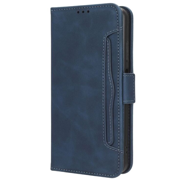 Чохол Deexe Wallet Stand для Xiaomi Redmi Note 13 Pro 4G / Note 14S / Poco M6 Pro - Blue: фото 5 з 7