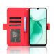 Чехол Deexe Wallet Stand для ZTE Blade A35 / Blade A55 - Red (367702R). Фото 3 из 7