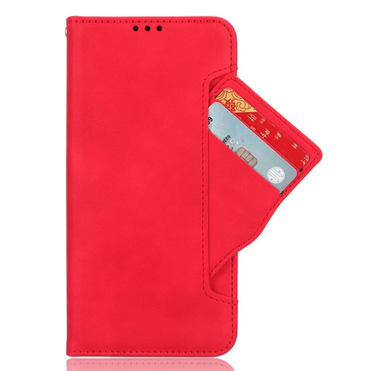 Чехол Deexe Wallet Stand для ZTE Nubia Focus Pro - Red: фото 6 из 8