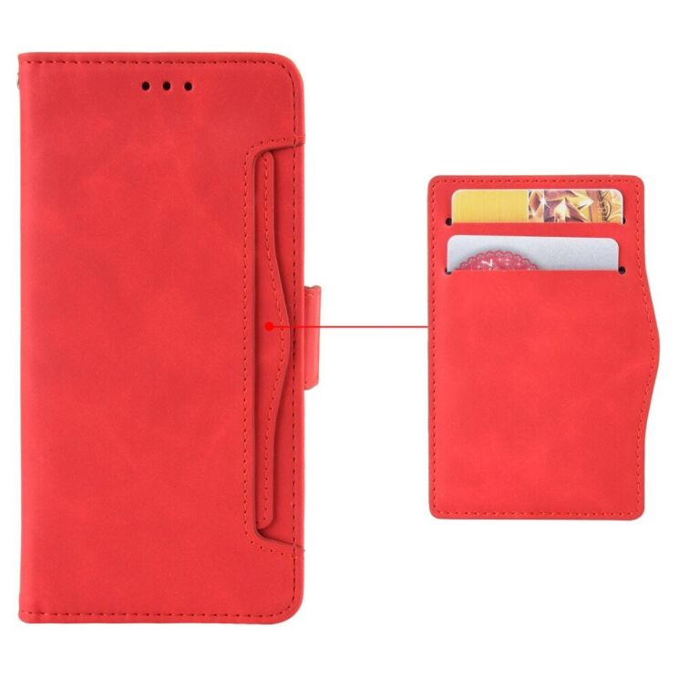 Чехол Deexe Wallet Stand для ZTE Nubia Focus Pro - Red: фото 5 из 8