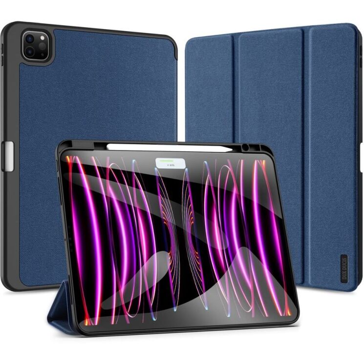 Чехол DUX DUCIS Domo Series для Apple iPad Pro 13 (2024) - Blue: фото 2 из 12