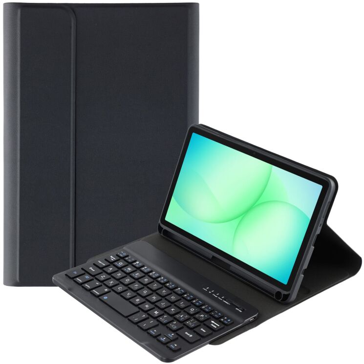Чохол-клавіатура UniCase Keyboard Cover для Samsung Galaxy Tab A11 (X130/135) - Black: фото 1 з 9
