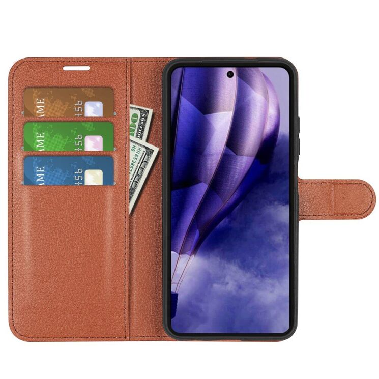 Чохол-книжка Deexe Book Type для HMD Skyline - Brown: фото 2 з 8