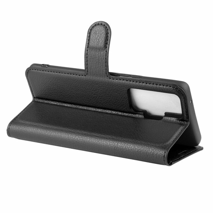 Классический чехол-книжка Deexe Book Type для VIVO X50 Pro - Black: фото 5 из 6