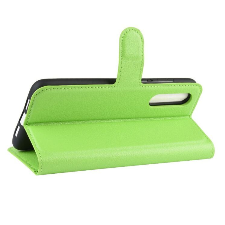 Классический чехол-книжка Deexe Book Type для Xiaomi Mi CC9e / Mi A3 - Green: фото 5 из 6
