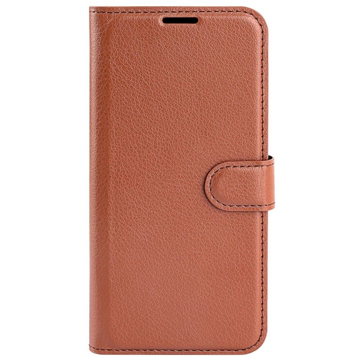 Чехол-книжка Deexe Book Type для Xiaomi Redmi Note 13 - Brown: фото 4 из 6