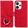 Чехол-книжка Deexe Butterfly Pattern для Infinix Hot 30i - Red (333206R)
