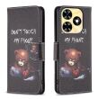 Чехол-книжка Deexe Color Wallet для Infinix Smart 8 - Bear (344107C)