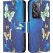 Чохол-книжка Deexe Color Wallet для OPPO Reno 12 Pro - Golden Butterflies (356917B)