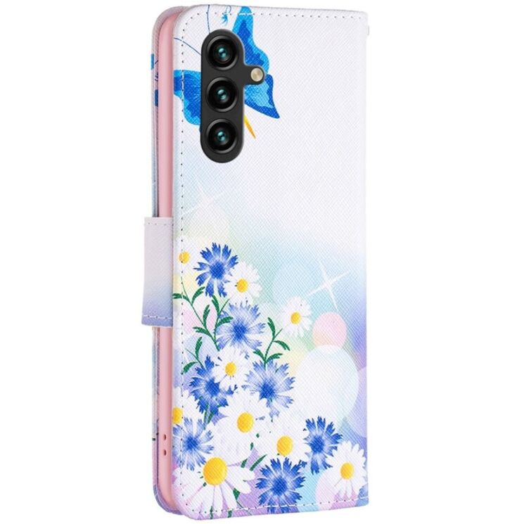 Чехол-книжка Deexe Color Wallet для Samsung Galaxy A05s (A057) - Butterfly and Flowers: фото 4 из 8