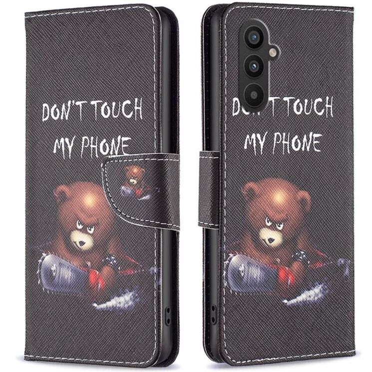 Чехол-книжка Deexe Color Wallet для Samsung Galaxy A24 (A245) - Bear: фото 1 из 7