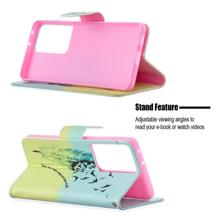 Чехол-книжка Deexe Color Wallet для Samsung Galaxy S21 Ultra (G998) - Bear: фото 7 из 9
