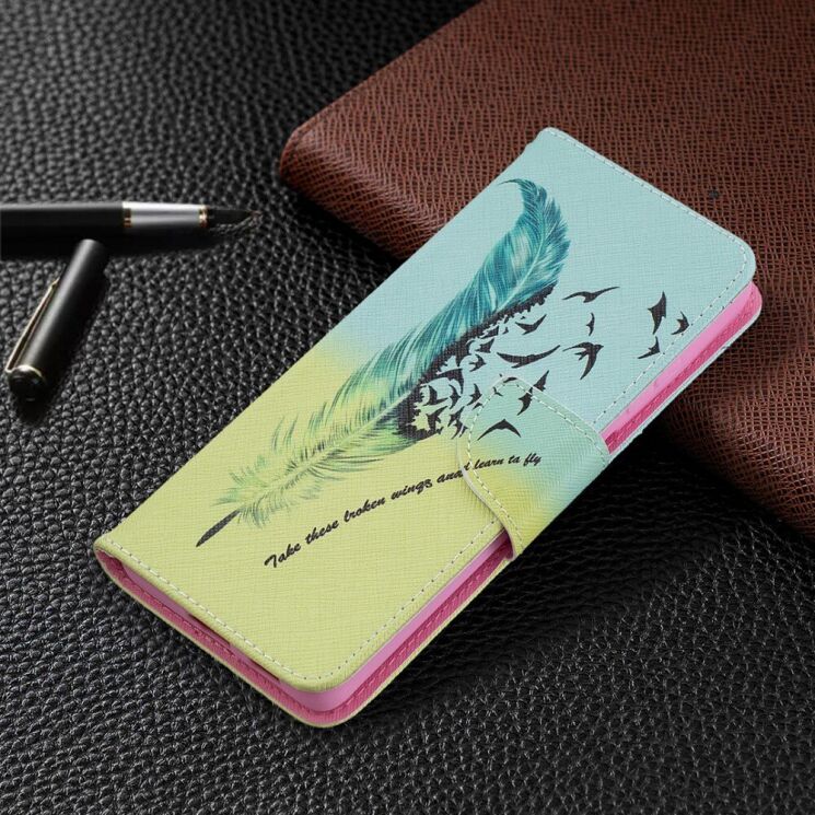 Чехол-книжка Deexe Color Wallet для Samsung Galaxy S21 Ultra (G998) - Feather: фото 5 из 9