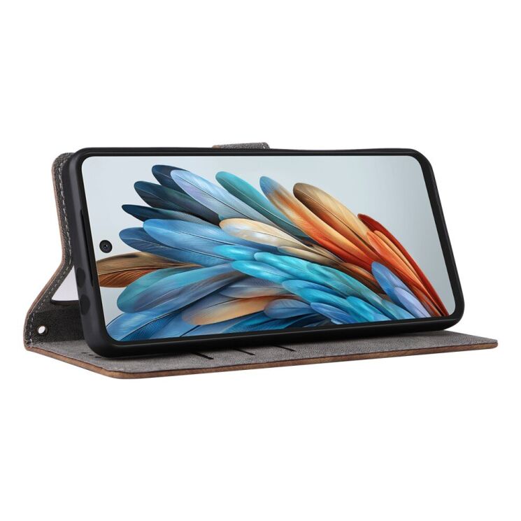 Чохол-книжка Deexe Delta Book для ZTE Nubia Music - Brown: фото 3 з 7