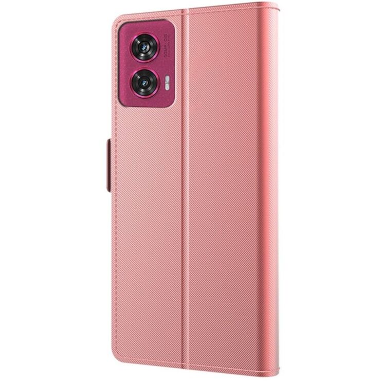 Чехол-книжка Deexe Eclipse Wallet для Motorola Edge 50 Fusion - Rose Gold: фото 4 из 10