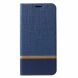 Чехол-книжка Deexe Lines Texture для LG V40 ThinQ - Blue (221402L). Фото 1 из 5