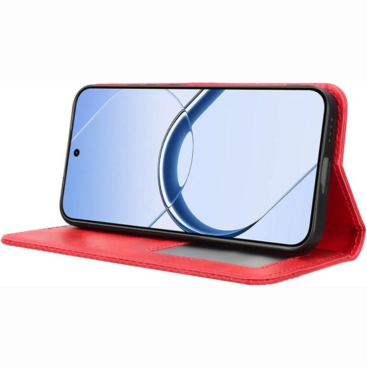 Чохол-книжка Deexe Retro Style для Realme 16 - Red: фото 7 з 19