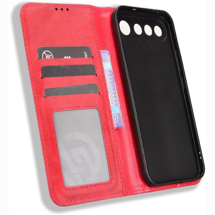 Чохол-книжка Deexe Retro Style для Realme 16 - Red: фото 5 з 19