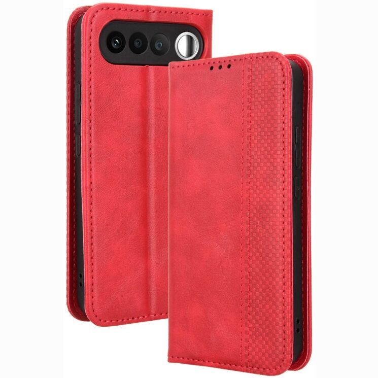 Чохол-книжка Deexe Retro Style для Realme 16 - Red: фото 1 з 19