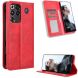 Чохол-книжка Deexe Retro Style для ZTE Nubia Red Magic 11 Pro - Red (412206R). Фото 2 з 17