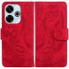 Чехол-книжка Deexe Tiger для Xiaomi Redmi 13 - Red (358900R). Фото 1 из 7