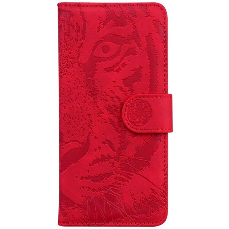 Чехол-книжка Deexe Tiger для Xiaomi Redmi 13 - Red: фото 5 из 7