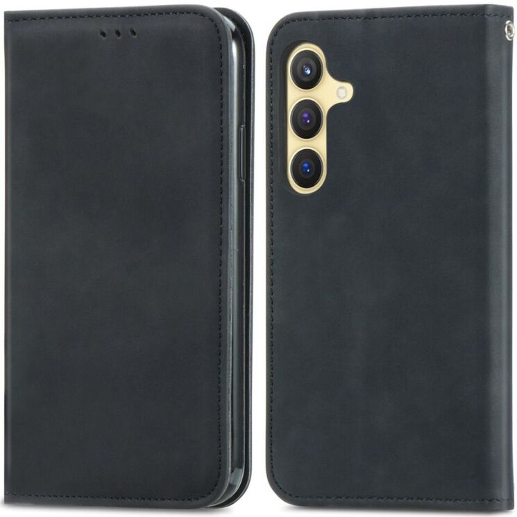 Чохол-книжка Deexe Wallet Case для Samsung Galaxy S25 (S931) - Black: фото 2 з 8