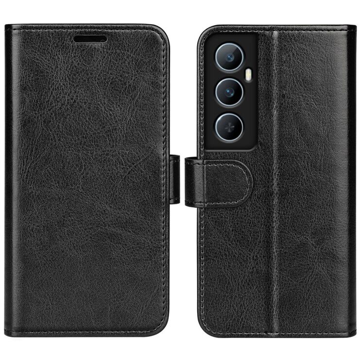 Чехол-книжка Deexe Wallet Style для Realme C65 - Black: фото 1 из 7