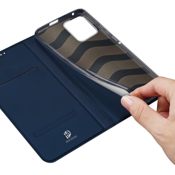Чохол-книжка DUX DUCIS Skin Pro для Motorola Edge 40 Pro - Blue: фото 7 з 13