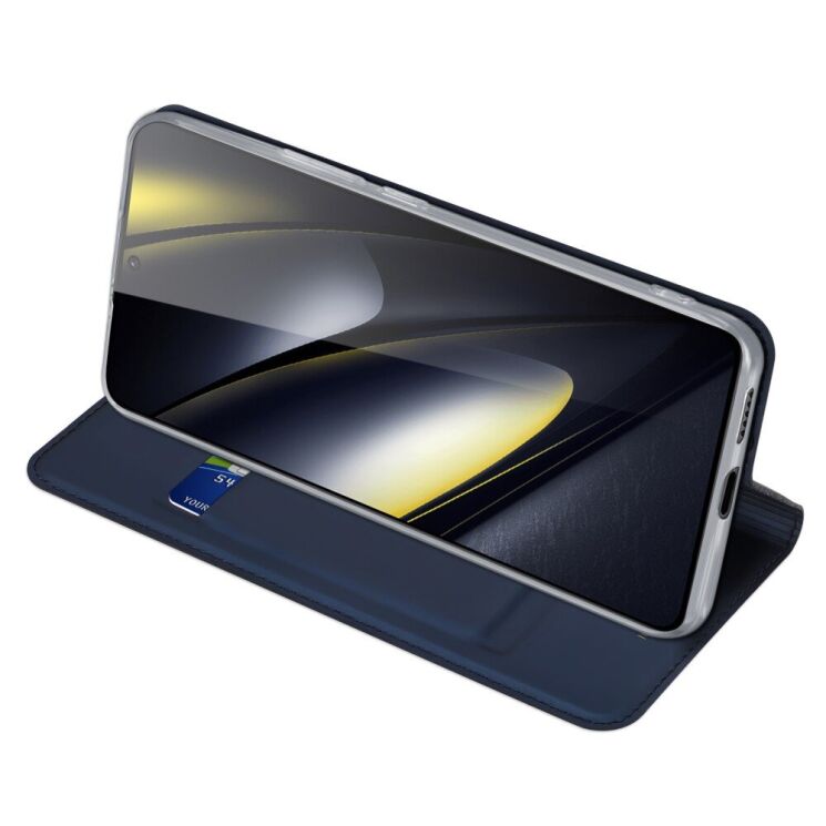 Чохол-книжка DUX DUCIS Skin Pro для Xiaomi Poco F6 - Blue: фото 2 з 10