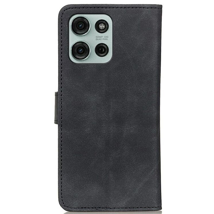 Чохол-книжка KHAZNEH Retro Wallet для Motorola Moto G75 - Black: фото 5 з 8