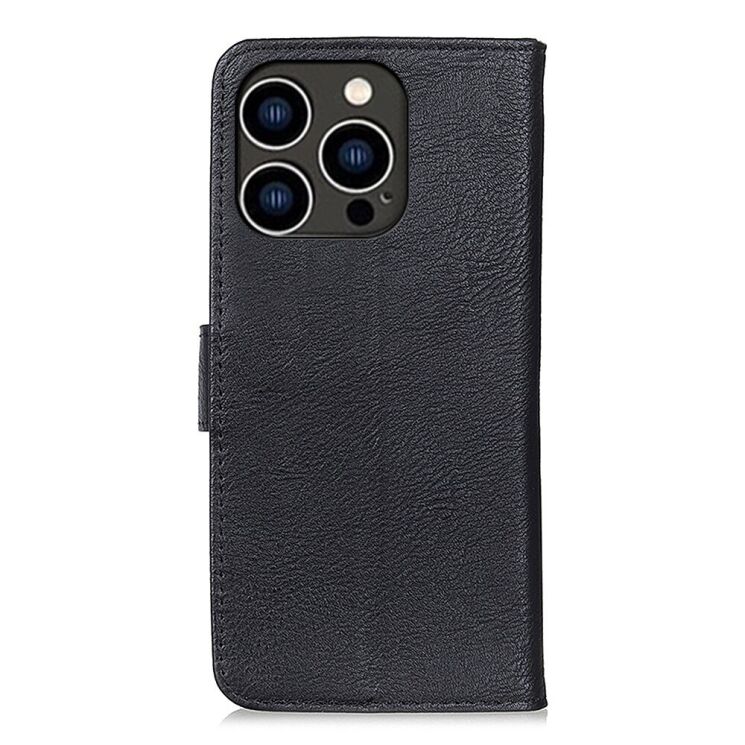Чехол-книжка KHAZNEH Wallet Cover для Apple iPhone 15 Pro - Black: фото 7 из 9