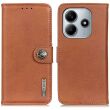 Чехол-книжка KHAZNEH Wallet Cover для Xiaomi Redmi Note 14 4G - Brown (373402Z)